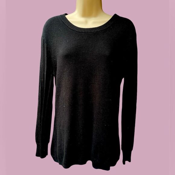 NINALEONARD black sweater size XL - Picture 1 of 5